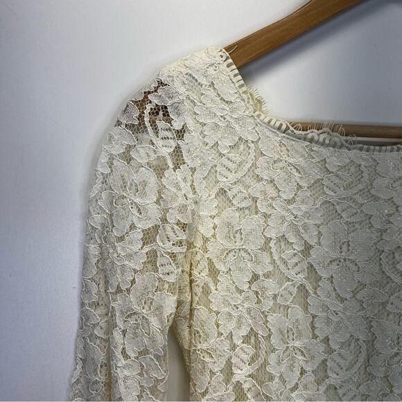 Diane Von Furstenberg Zarita lace Mini dress ivory - 4 - Picture 5 of 13